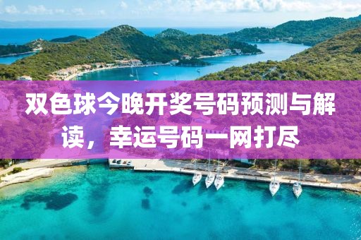 双色球今晚开奖号码预测与解读，幸运号码一网打尽